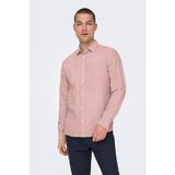 Only&sons Onscaıden Lıfe Ls Solıd L Kiremit Erkek Gömlek - Kırmızı