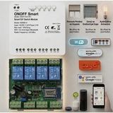 ONOFFSMART 4 Kanal 7-32 volt Wifi+Rf Akıllı Anahtar Uygulama Kontrolü