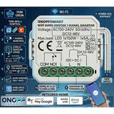 Onoffsmart Tuya Wifi Akıllı Tekli Kuru Kontak Anahtar Role Bütün Voltajları Destekleyen
