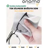 Onomo Life Buğu Önleyici Gözlük Temizleme Bezi-1 Adet Tekrar Kullanılabilir