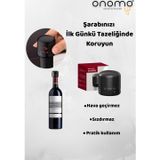 Onomo Life Vakumlu Sızdırmaz Şarap Şişesi Tıpası