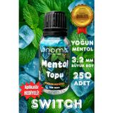 Onomo Premium Mentol Topu Switch Aroma Kapsülleri Yoğun Mentol Ice Mint 250 Adet