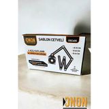 Onon Şablon Cetveli 6 Katlamalı Osc600