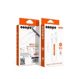 Onopo Android Xiaomi Uyumlu Kısa Kablo Type-c To Usb Mini Kablo 3.4a Hızlı Şarj Ve Data Kablosu 30cm- Q2