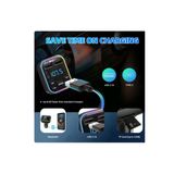 ONREZ Yeni Nesil FM Verici 3.1A Hızlı Şarj Çift USB Araç Mp3 Çalar Şarj Cihazı Bluetooth Kiti