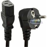 Ons Pc Güç Kablosu | 3x1.0mm² | C13 – Erkek Topraklı Fiş | 220V | Bilgisayar – Monitör Uyumu