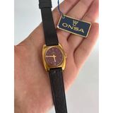 Onsa 25Mm Deri Kordon Vintage Kadın Kol Saati 020 (Kutusuz)