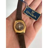 Onsa Deri Kordon Vintage Kadın Kol Saati 025 (Kutusuz)