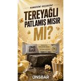 Onsbar Tereyağlı Patlamış Mısır Aromalı Yüksek Protein Bar 45G x 16 Adet