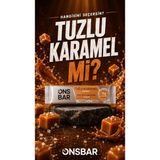 Onsbar Tuzlu Karamel Aromalı Yüksek Protein Bar 45G x 16 Adet