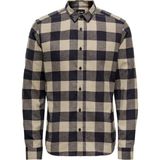 Onsgudmund Checked Shirt Noos Erkek Lacivert Uk Gömlek - 22007112 - XS