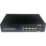Onsis 8 Port Gigabit Poe Switch + 2 Port Sfp Uplink | IEEE802.3AF/AT | 120W Güç Desteği
