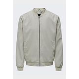Onslucas Fake Suede Bomber Otw Erkek Mavi Mont - 22027463