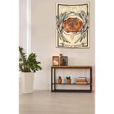 Ontheclouds Ace Of Coins Tarot Pentacles Yıkanabilir Leke Tutmaz Kumaş Duvar Örtüsü Duvar Halısı Tapestry, 70 x 100, 70 x 100 WLL008A