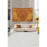 Ontheclouds Antik Mısır Figürlü Leke Tutmaz Kadife Dokulu Kumaş Duvar Örtüsü Duvar Halısı Tapestry, 35 x 50