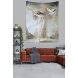 Ontheclouds Balerin Performans Sanatçısı Leke Tutmaz Kumaş Duvar Örtüsü Duvar Halısı Tapestry, 140 x 230