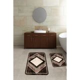 ontheclouds Banyo Halısı Ikili Klozet Takımı 60x100 + 40x60, Pembe