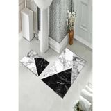 ontheclouds Banyo Halısı Ikili Klozet Takımı Kaymaz Tabanlı, NoColor-006a8af8