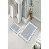 ontheclouds Banyo Halısı Ikili Klozet Takımı Kaymaz Tabanlı, NoColor-0c79dc69