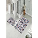 ontheclouds Banyo Halısı Ikili Klozet Takımı Kaymaz Tabanlı, NoColor-117b864e