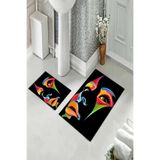 ontheclouds Banyo Halısı Ikili Klozet Takımı Kaymaz Tabanlı, NoColor-1b7c0013