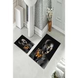 ontheclouds Banyo Halısı Ikili Klozet Takımı Kaymaz Tabanlı, NoColor-1ceaaf08