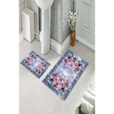 ontheclouds Banyo Halısı Ikili Klozet Takımı Kaymaz Tabanlı, NoColor-26ef3edf
