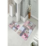ontheclouds Banyo Halısı Ikili Klozet Takımı Kaymaz Tabanlı, NoColor-2a5d5a3d