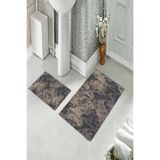 ontheclouds Banyo Halısı Ikili Klozet Takımı Kaymaz Tabanlı, NoColor-37d7d373