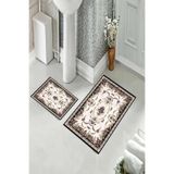 ontheclouds Banyo Halısı Ikili Klozet Takımı Kaymaz Tabanlı, NoColor-3e1f857a