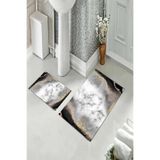 ontheclouds Banyo Halısı Ikili Klozet Takımı Kaymaz Tabanlı, NoColor-3e858e4a