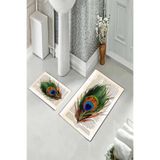 ontheclouds Banyo Halısı Ikili Klozet Takımı Kaymaz Tabanlı, NoColor-5812c29a