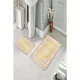 ontheclouds Banyo Halısı Ikili Klozet Takımı Kaymaz Tabanlı, NoColor-5d98eb4e