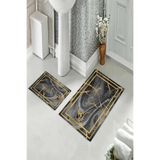 ontheclouds Banyo Halısı Ikili Klozet Takımı Kaymaz Tabanlı, NoColor-5f303389