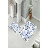 ontheclouds Banyo Halısı Ikili Klozet Takımı Kaymaz Tabanlı, NoColor-68c1428d