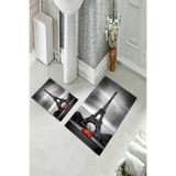ontheclouds Banyo Halısı İkili Klozet Takımı Kaymaz Tabanlı, NoColor-7fbff32b
