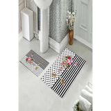 ontheclouds Banyo Halısı Ikili Klozet Takımı Kaymaz Tabanlı, NoColor-862c49ae