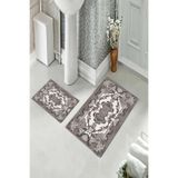 ontheclouds Banyo Halısı İkili Klozet Takımı Kaymaz Tabanlı, NoColor-8e1b52ee