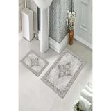 ontheclouds Banyo Halısı Ikili Klozet Takımı Kaymaz Tabanlı, NoColor-8f102aa7