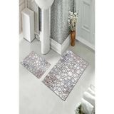ontheclouds Banyo Halısı Ikili Klozet Takımı Kaymaz Tabanlı, NoColor-9fdc6d43