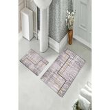 ontheclouds Banyo Halısı Ikili Klozet Takımı Kaymaz Tabanlı, NoColor-a0749fe4