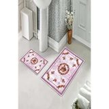 ontheclouds Banyo Halısı Ikili Klozet Takımı Kaymaz Tabanlı, NoColor-a4519603