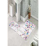 ontheclouds Banyo Halısı Ikili Klozet Takımı Kaymaz Tabanlı, NoColor-a8c68427