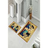 ontheclouds Banyo Halısı Ikili Klozet Takımı Kaymaz Tabanlı, NoColor-b2bdfb39