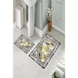 ontheclouds Banyo Halısı Ikili Klozet Takımı Kaymaz Tabanlı, NoColor-b3209cc4