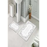 ontheclouds Banyo Halısı Ikili Klozet Takımı Kaymaz Tabanlı, NoColor-c0666baa