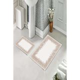 ontheclouds Banyo Halısı Ikili Klozet Takımı Kaymaz Tabanlı, NoColor-c4c4adb3