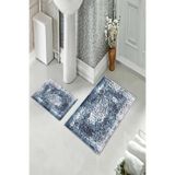 ontheclouds Banyo Halısı Ikili Klozet Takımı Kaymaz Tabanlı, NoColor-d9bcb307