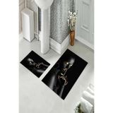 ontheclouds Banyo Halısı Ikili Klozet Takımı Kaymaz Tabanlı, NoColor-db383b49