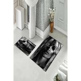 ontheclouds Banyo Halısı Ikili Klozet Takımı Kaymaz Tabanlı, NoColor-dfee8946